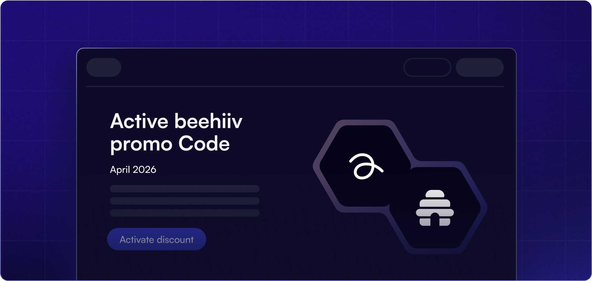 Co-branded partner landing page with promo code